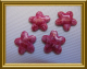 Hotfiix Nailheads 25 Blüte Marble Rot