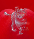 Hotfix Strass Bügelmotiv Bügelbild Katze 241002 Strass Bügelapplikation