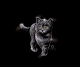 Hotfix Strass Bügelmotiv Bügelbild Katze 241002 Strass Bügelapplikation