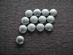 Nieten Bügelnieten rund grob 6 mm Silber