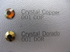 50 Swarovski Elements SS10 Crystal Copper