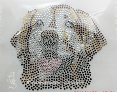 Bügelbild Strass Golden Retriever Goldy
