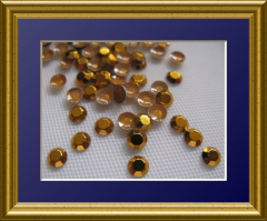 720 MetallStuds zum aufbügeln 3 mm Gold