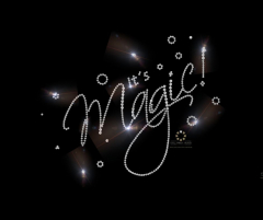 Hotfix Strass Bügelbild It’s Magic 120227 Crystal