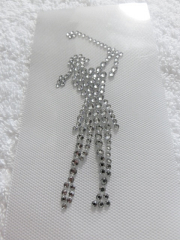 Hotfix Strass Bügelbild Motiv Strassbild Golf Spielerin 190310