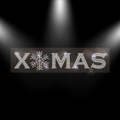 X-MAS Hotfix Strass Bügelbild 231109 Crystal